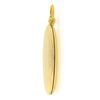 Image 5 : Vintage 14k Gold Brushed Textured Finish Extra Large XL Oval Locket Pendant
