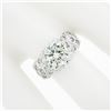 Image 3 : Vintage Platinum 2.15 ctw GIA Round Prong Set Diamond w/ Accents Engagement Ring