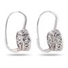Image 3 : 1.04 ctw Blue Sapphire and 1.34 ctw Diamond Platinum Earrings