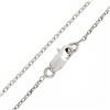Image 7 : Antique Belle Epoque Platinum European Diamond Flared Pendant & 18k Gold Chain
