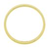 Image 5 : NEW Mens Classic 14K Yellow Gold 4mm Plain Dome Polished Wedding Band Ring