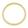 Image 5 : NEW Mens Classic 14k Yellow Gold 3mm Dome Polished w/ Milgrain Wedding Band Ring