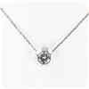 Image 2 : 1.00 ctw H COLOR SI3 CLARITY Diamond Platinum Pendant