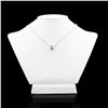 Image 3 : 1.00 ctw H COLOR SI3 CLARITY Diamond Platinum Pendant