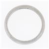 Image 5 : Classic 14K White Gold 3.4mm Plain Domed Polished Stackable Wedding Band Ring
