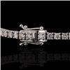 Image 3 : 5.63 ctw Diamond 14KT White Gold Tennis Bracelet
