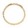 Image 5 : 1941 Antique 14k TT Gold Floral Work w/ Milgrain Sides Eternity Stack Band Ring