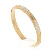 Image 6 : 1941 Antique 14k TT Gold Floral Work w/ Milgrain Sides Eternity Stack Band Ring