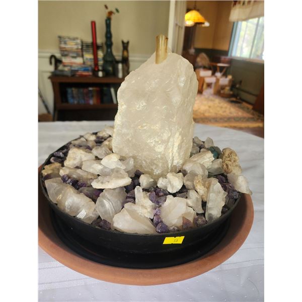 Quart Crystal Fountain (Does Not Turn On)