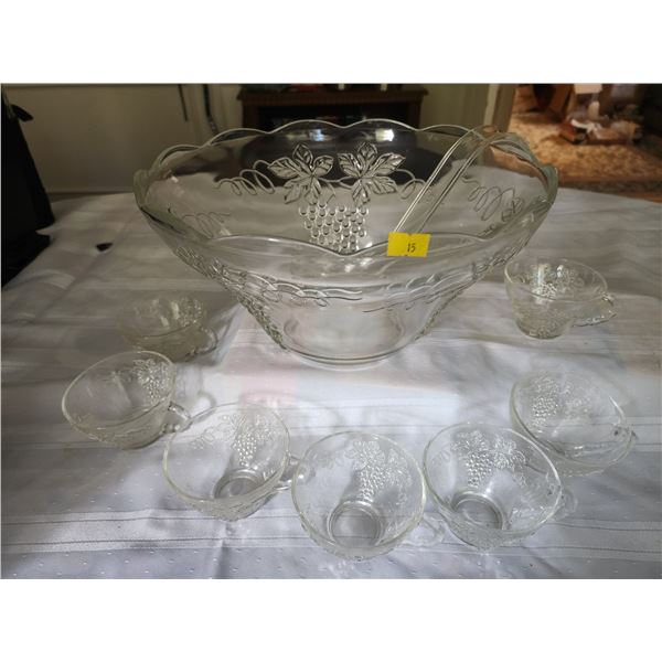 Glass Punch Ware Set