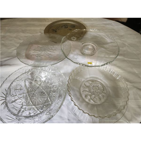 Crystal Serving Plates