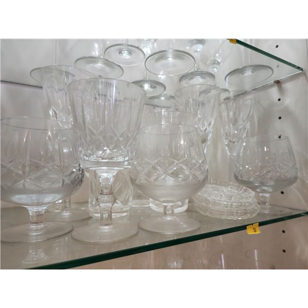 Pin Wheel Crystal Glass Ware