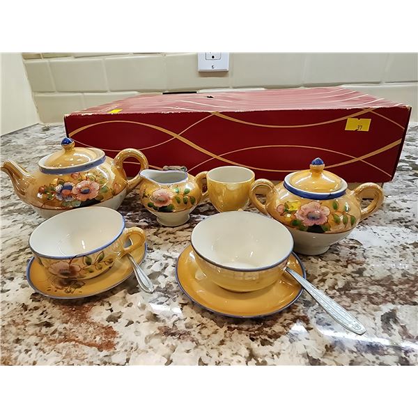 Porcelain Miniature Tea Set
