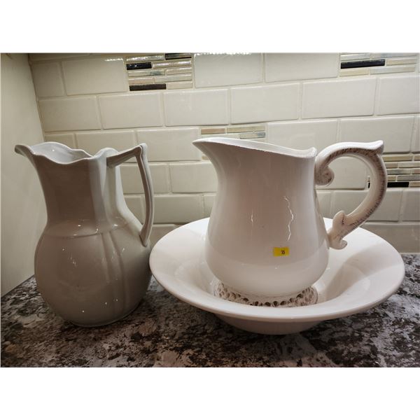 Large Pitcher Set (12" tall)