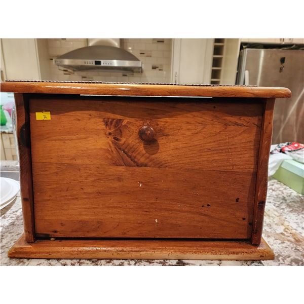 Wooden Bread Box