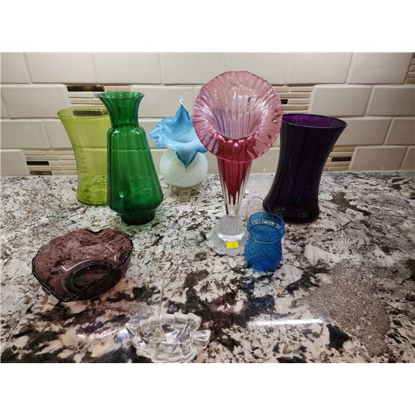Colored Vase Collection