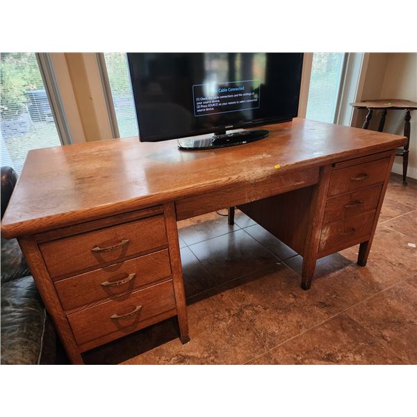 Vintage Office Desk (66" L x31" H x 36" W)