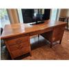 Image 1 : Vintage Office Desk (66" L x31" H x 36" W)