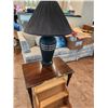 Image 1 : Side Table w/ Lamp & Shelf