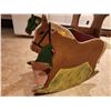 Image 1 : Antique Wooden Horse Rocking Chair with Antique Doll