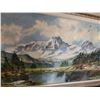 Image 3 : Original Artwork of Mountain Scene by Stolberg (56"W, 32"L)