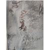 Image 2 : Print of Horse Sled Winter Scene Framed in Glass (28"W, 21"L)