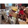 Image 1 : Assorted Christmas Decorations (Lights, Plush Rudolph)