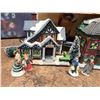 Image 3 : Set of 3 Ceramic Christmas Village Houses