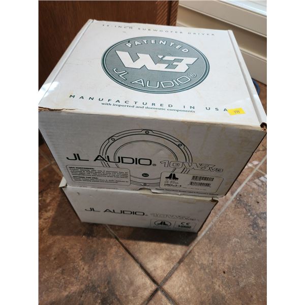 Sub-Woofers 10" Driver, set of 2 in box