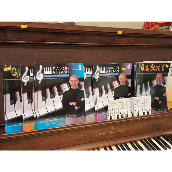 Piano Lessons from "The Piano Guy" (value $750.00) and Books, 6 Courses
