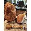 Image 1 : Himalayan Salt Lamps X2 (Large 12") and Shaman Antler Rattle