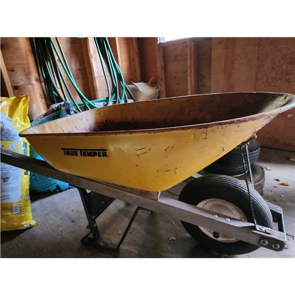 Wheelbarrow, Potting Soil and Spare Tires