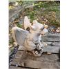 Image 7 : Assorted Garden Decor (Birdbath, Planter, Bird Feeders)