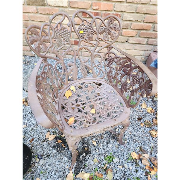Outdoor Cast Iron Chair