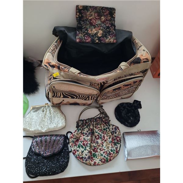 Weekend Bag and Evening Purses