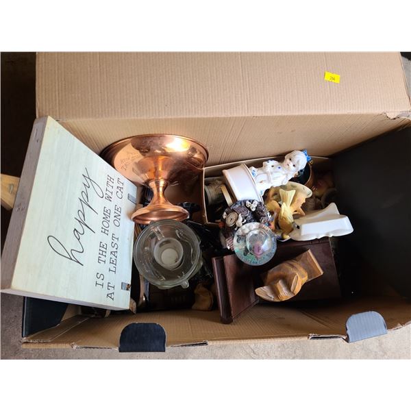 Box of Household Decorations