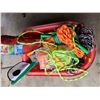 Image 2 : Children's Wheelbarrow Filled with Skipping Ropes, Hammock