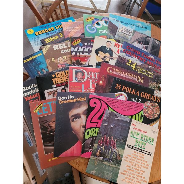 Assortment of Vinyl Records