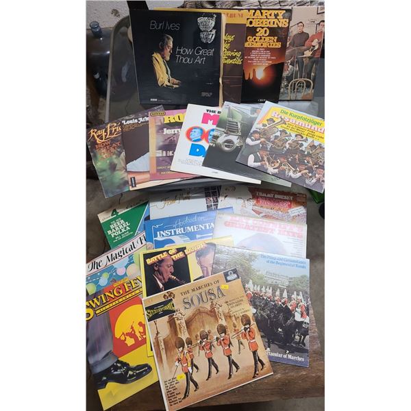 Assortment of Vinyl Records