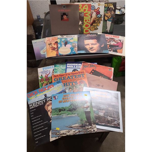 Assortment of Vinyl Records