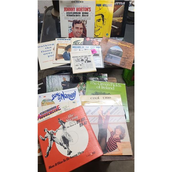 Assortment of Vinyl Records