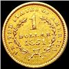 Image 2 : 1851 Rare Gold Dollar CLOSELY UNCIRCULATED