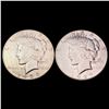 Image 1 : [2] 1927-S&1935 Silver Peace Dollar CLOSELY UNCIRCULATED