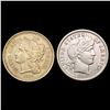 Image 1 : [2] 1866&1916 Varied Silver Coinage UNCIRCULATED