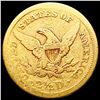 Image 2 : 1853 $2.50 Gold Quarter Eagle CLOSELY UNCIRCULATED
