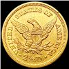 Image 2 : 1853 $2.50 Gold Quarter Eagle CLOSELY UNCIRCULATED