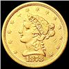 Image 1 : 1878-S $2.50 Gold Quarter Eagle CLOSELY UNCIRCULATED