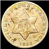 Image 1 : 1851 Silver Three Cent NEARLY UNCIRCULATED
