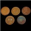 Image 2 : [5] 1863 U.S. Tokens HIGH GRADE