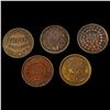 Image 2 : [5] 1863 Varied U.S. Tokens HIGH GRADE